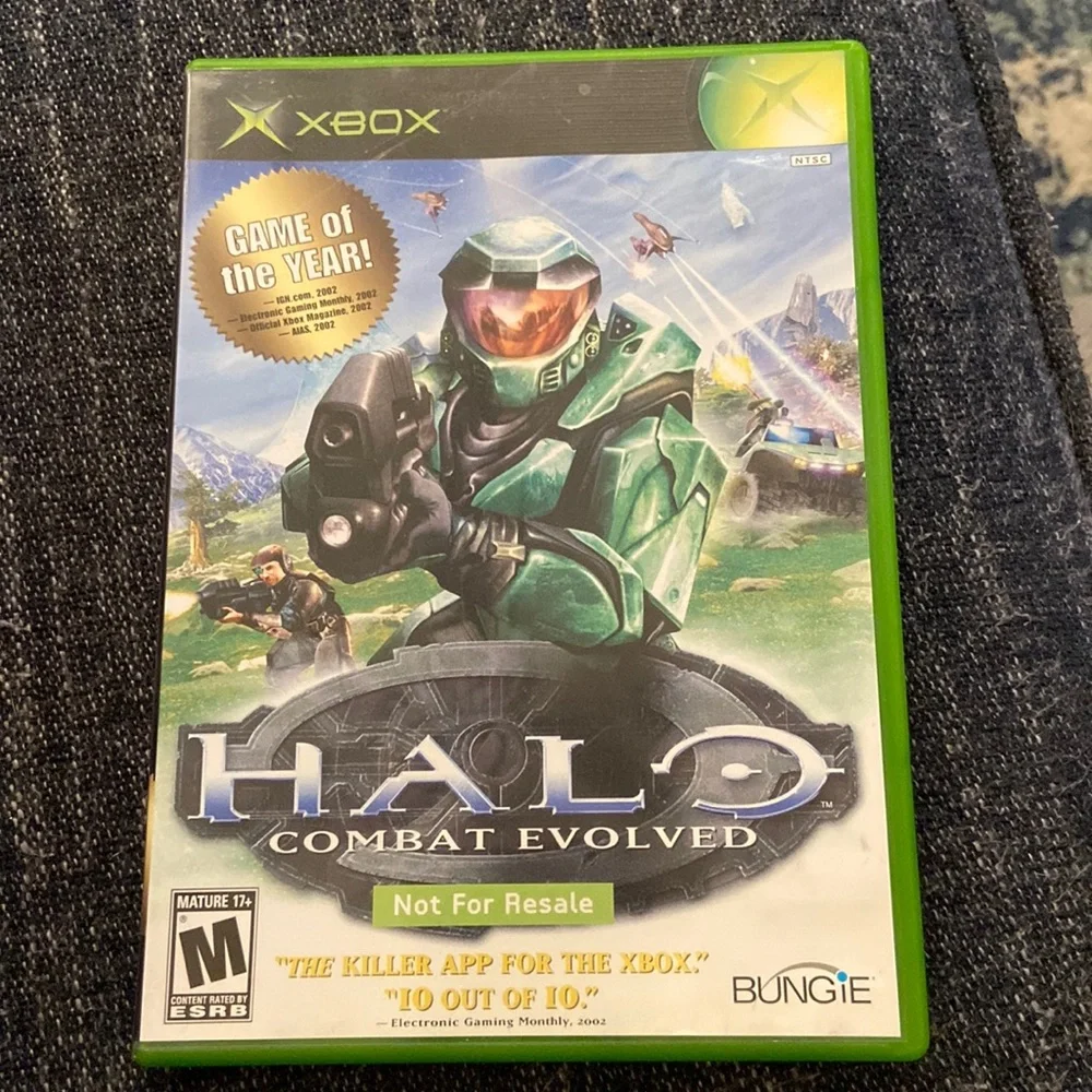 Halo Combat Evolved XBOX Microsoft 2002 (Tested and works)